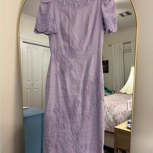 ANTONIO MELANI Lavender Midi Dress